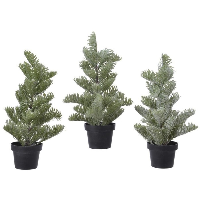 MINI ALBERO CON VASO 3ASS VERD